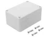 Carcasă universală ABS gri deschis, IP65, 68 x 100 x 50 mm