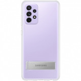 Husa TPU Samsung Galaxy A72 5G, Standing Cover, Transparenta EF-JA725CTEGWW