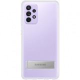 Husa TPU Samsung Galaxy A72 5G A725, Standing Cover, Transparenta EF-JA725CTEGWW