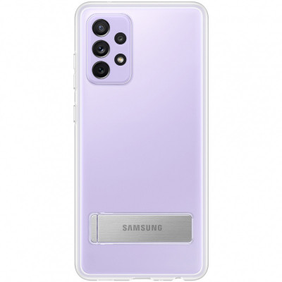 Husa TPU Samsung Galaxy A52, Standing Cover, Transparenta EF-JA525CTEGWW foto