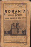 HST C87 Romania pentru cursul superior al scolilor secundare 1935 manual scolar