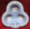 SCRUMIERA PORTELAN ENGLEZESC WEDGWOOD BLUE JASPERWARE 11.7 CM