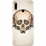 Husa silicon pentru Huawei P Smart 2019, Skulls And Roses