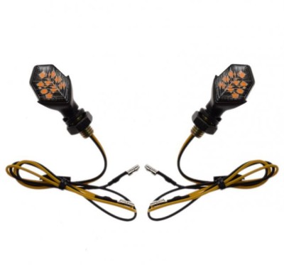 Set lampi semnalizari moto mini LED, culoare negru Cod Produs: MX_NEW AM1459B foto