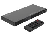 DIGITUS Switch HDMI 1.4 HDCP 1.4 4K UHD 2160p cu telecomandă și alimentator negru