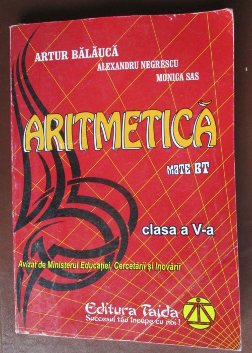 Aritmetica. Manual clasa a 5-a