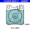 Set placute frana,frana disc MERCEDES E-CLASS Combi (S210) (1996 - 2003) ATE 13.0470-4047.2