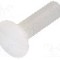 Surub M4, poliamida, lungime 15mm, ingropat, pas filet 0.7, DREMEC - 8G203M4X15