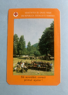 Calendar 1982 Crucea Roșie foto