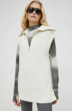 Marc O&#039;Polo vesta de lana Denim femei, culoarea bej, cu guler