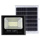Lumină Solară LED 30W eMazing, cu Panou Fotovoltaic, Telecomandă și Suport de Montaj, Carcasă ABS, 100 LED-uri SMD, 93Lm, 11.8x21 cm, Negru