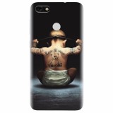 Husa silicon pentru Huawei P9 Lite, Body Builder Cute Baby Tattoo