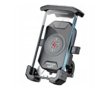 Cumpara ieftin Suport telefon cu incarcator wireless R15W-PD 4 RIDE (pe volan 22-32mm, 15W, culoare negru)