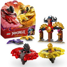 LEGO&reg; Ninjago - Pachet de lupta cu dragoni Spinjitzu 71826, 186 piese