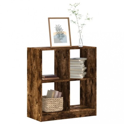 vidaXL Bibliotecă, stejar afumat, 68,5x32x75 cm, lemn prelucrat 852811 foto
