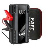 Robot Pornire Auto Portabil (Jump Starter) EAFC, 2000A , Power Bank, Lanternă LED cu Funcție SOS, Protecție Inteligentă, Negru
