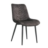 Cumpara ieftin Scaun dining maro negru Zaina 53x63.5x84 cm