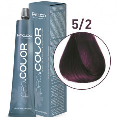 Vopsea de par profesionala PRO.COLOR 100 ml - Pro.Co - 5/2 CASTANIU DESCHIS VIOLET