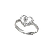 Cumpara ieftin Inel Argint 925 , zVintage Romance, , Inima, Trandafir E i Zirconii