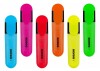 Evidențiator Kores Portocaliu, V&acirc;rf Tesit 0.5-5mm, Fluorescent, Rezistent la Lumină, Papetarie Birou