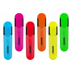 Marker evidentiator Kores, diverse culori - Galben