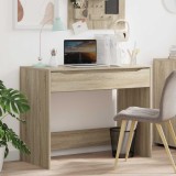 vidaXL Birou cu sertar Stejar Sonoma 100 x 50 x 78 cm Lemn prelucrat 888939