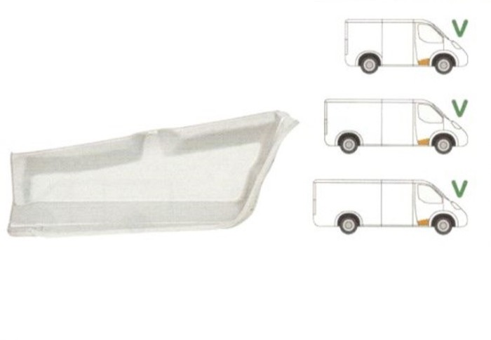 Treapta usa Mercedes Sprinter 208-416 01.1995-2006 , partea Fata Dreapta,
