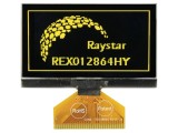 Afișaj OLED Grafic 2,42" 128x64 Galben RAYSTAR REX012864HYPP3N00000