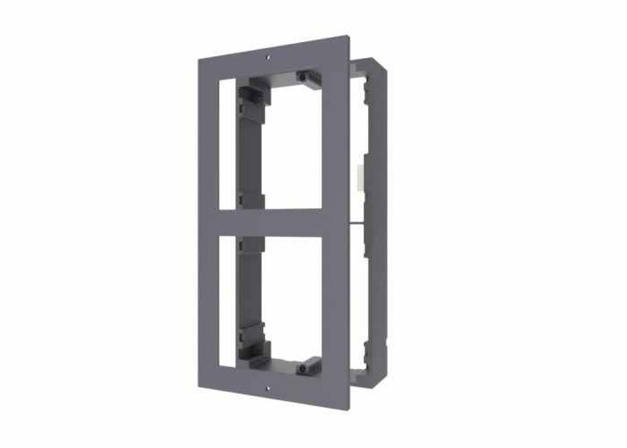 Panou frontal pentru 2 module de videointerfon modular Hikvision DS-KD-ACW2;