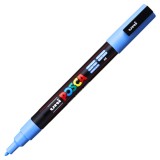 Marker PC-3M Posca cu vopsea pe baza de apa,varf fin, 0.9-1.3 mm,sky blu