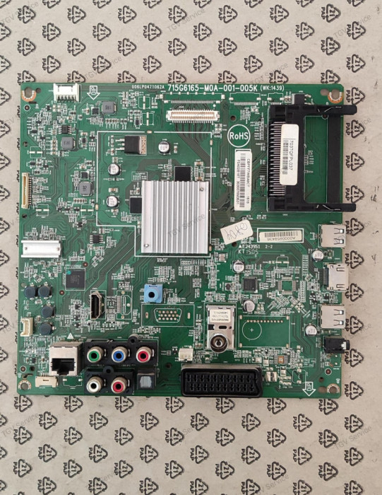 Mainboard TV Philips 715G6165-M0A-001-005K