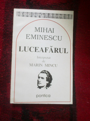 k3 Mihai Eminescu - Luceafarul - interpretat de Marin Mincu foto