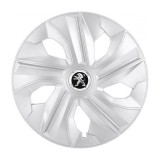 Set 4 Capace Roti, potrivite jantelor de R16, pentru Peugeot, model luna cromat