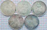 Set 5 monede Portugalia 1000 escudos 1994-2001 argint 675 688 713 727 734 A033, Europa