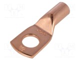 V&acirc;rf inelar tubular M10 25mm&sup2; crimpat pe cablu L: 32,5mm ERGOM