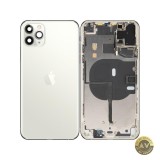 Capac Baterie Apple iPhone 11 Pro Max Cu Carcasa Mijloc Argintiu Swap (Grad B)