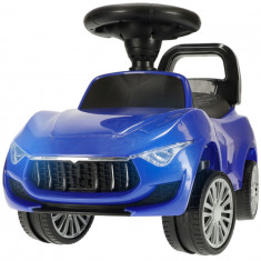 Masinuta fara pedale cu sunete si lumini pentru copii, albastru, 65 cm x 28 cm x 38.5 cm