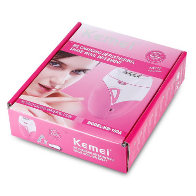 Kemei Epilator re&amp;icirc;ncărcabil prin USB Epilator electric pentru femei KM-189A foto