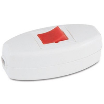 Intrerupator pe fir ON-OFF alb/rosu 001 170 030001 00 00 Mutlusan electric foto