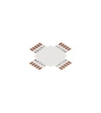 Conector PCB X de 10mm 5-Pini pentru benzi LED RGB SMD5050, Oem