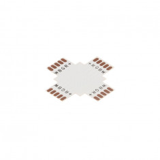 Conector PCB X de 12mm 5-Pini pentru benzi LED RGB SMD5050-Conținutul pachetului 1 Bucată