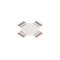 Conector PCB X de 12mm 5-Pini pentru benzi LED RGB SMD5050