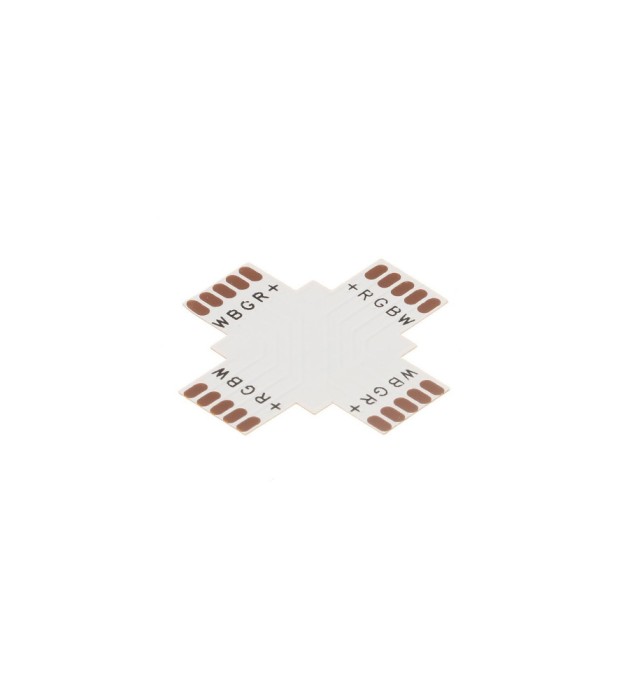 Conector PCB X de 12mm 5-Pini pentru benzi LED RGB SMD5050-Conținutul pachetului 1 Bucată