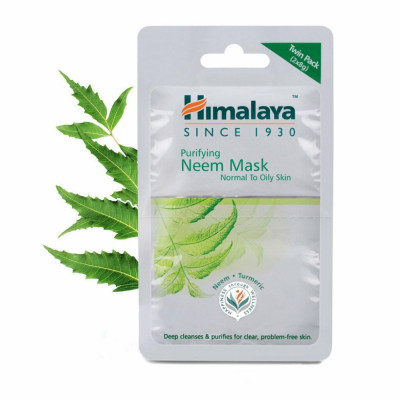 Masca Antibacteriana, Himalaya, Neem si Arbore De Ceai, Twin Pack, 2 x 7.5 g foto