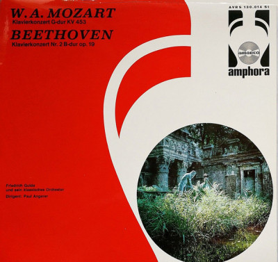 Vinil LP Mozart / Beethoven&amp;lrm;&amp;ndash; Klavierkonzert G.. (VG++) foto