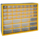 Organizator de perete Strend Pro SBx3045-D, 44 sertare, 50x16x39 cm, max. 28 kg