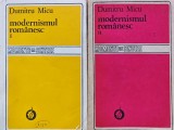 Cumpara ieftin Modernismul romanesc. Momente si sinteze. De la Arghezi la suprarealism (volumele 1-2) - 1984 - Dumitru Micu (AR369)