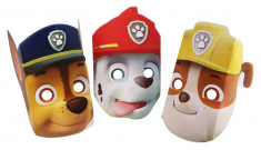 Masti copii pentru petrecere - Paw Patrol, Amscan 999145, Set 8 buc foto