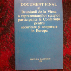 d8 Document final al Reuniunii de la Viena a reprezentantilor statelor...
