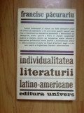 N4 Francisc Pacuraru - Individualitatea literaturii latino-americane